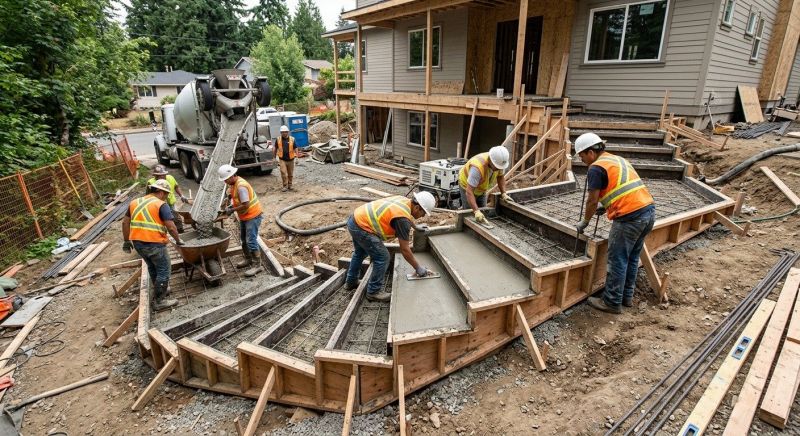 Concrete Steps Installation Service
