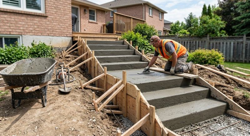 Concrete Steps Installation Service