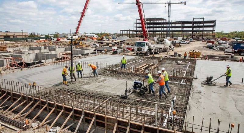 Commercial Slab Installation in Woodbridge, VA