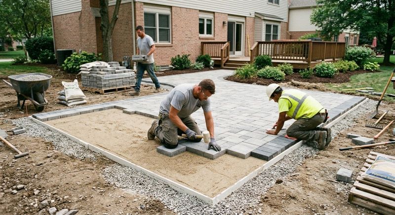 Paver Patio Construction in Boston, MA